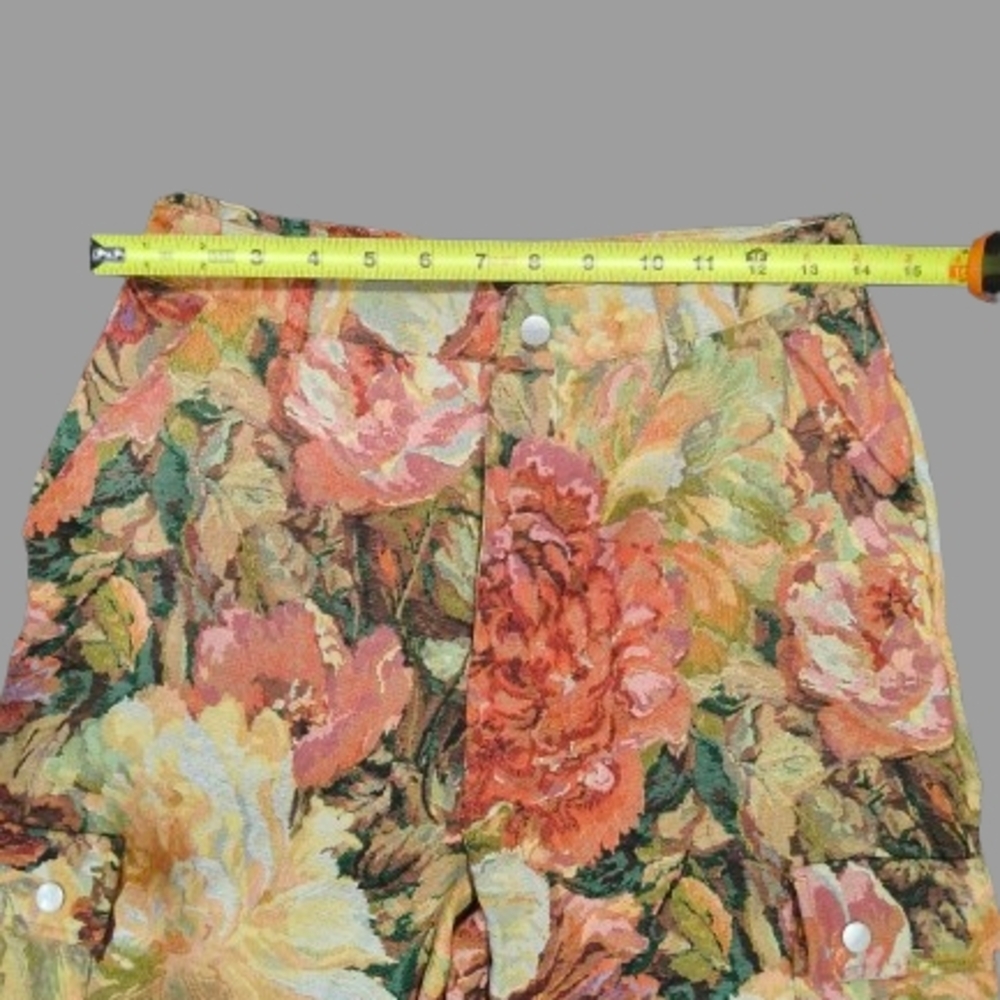 Floral Straight Leg Women's Pants - Picture 4 of 9